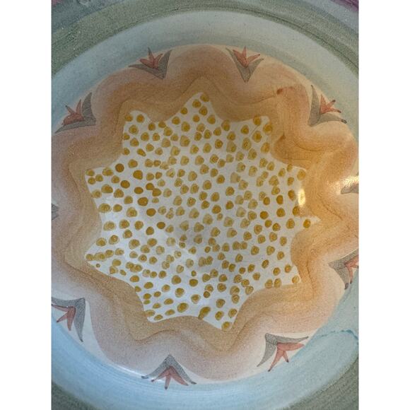 Mackenzie Childs Brittany Multicolored 8.5” Hand Crafted Boho Bowl - Picture 7 of 10